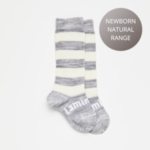 Kids Socks: Lamington Knee High Socks - Pebble