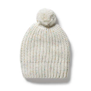 Kids Headwear: Hundreds and Thousands Organic Knitted Hat