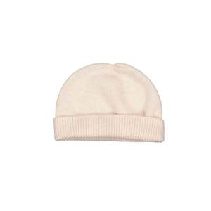 Knit Hat - Ivory Blush