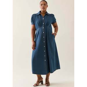 Isle Of Mine: Sofie Denim Maxi - Drift