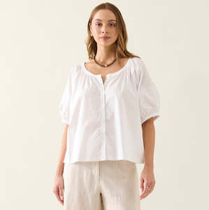 Isle Of Mine: Nilsa Button Top - Lotus