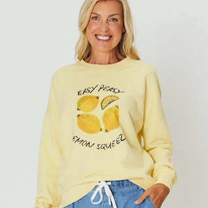The Others: Amara Slouch Sweat - Lemon Squeezy