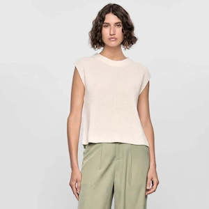 Quincey Knit Tank - Off White