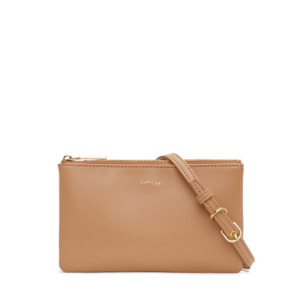 Mat Nat: Triplet Loom Cross Body Bag - Fondant