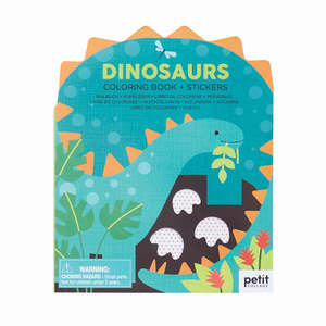 Kids Create: Colouring Book with Stickers - Dinosaurs