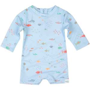 L/S Swim onesie - Reef
