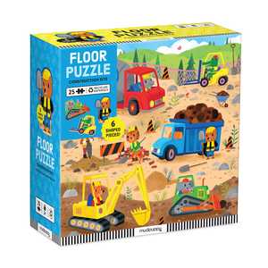 Mudpuppy: Construction Site - 25 Piece Floor Puzzle 9780735376915