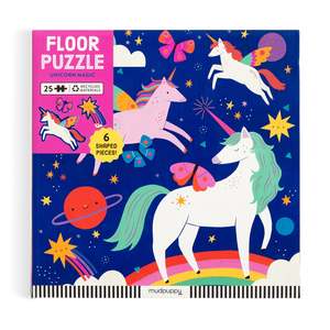 Mudpuppy: Unicorn Magic 25 Piece Floor Puzzle