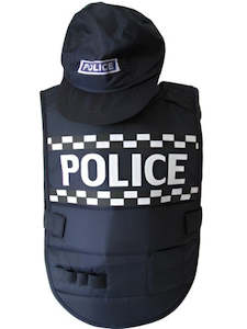 Feature Collection Little Poppet: Police Kids Vest & Hat Combo