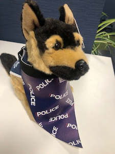 Kids: Little Poppet Pet Bandana with Clip - Policed themed