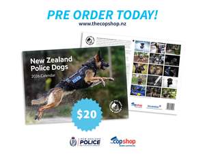 Souvenirs Memorabilia: 2026 Police Dog Trust Calendar -Pre order now!
