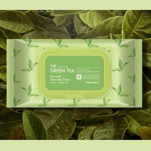 The Chok Chok Green Tea No Wash Cleansing Tissue 100 wipes