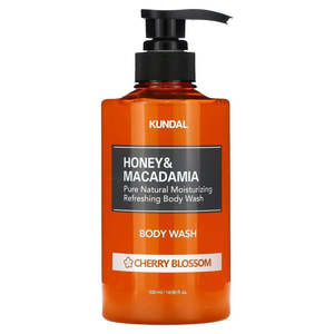Body: Honey & Macadamia Pure Body Wash - Cherry Blossom 500ml