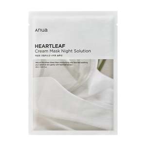 Mask: Heartleaf Crean Sheet Mask Night Solution 1EA 25ml