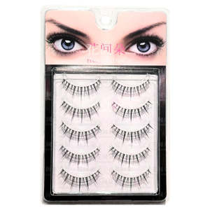 HuaJianDuo Little Devil Series – Transparent Band Full Strip False Eyelashes 5&hellip;
