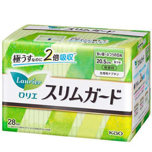 Laurier Speed+ Ultra-Thin Sanitary Pads With Wings 20.5cm 28pcs