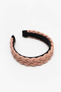Antler: Antler | Blush Braided PU Headband