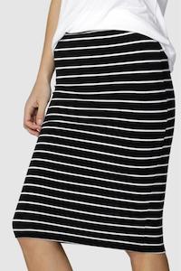 Skirts: Betty Basics | Stripe Alicia Skirt Curve