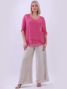 Silk: The Cottage Collection | Watermelon - Amber Silk Top