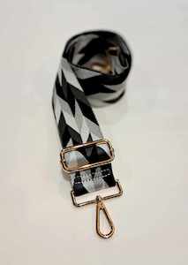 The Cottage Collection - Bag Strap - Black/Greys - Kya