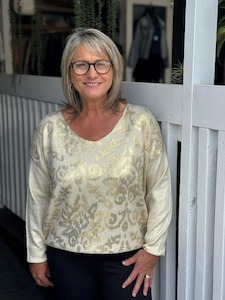 The Italian Closet |  Goldie Top - Gold