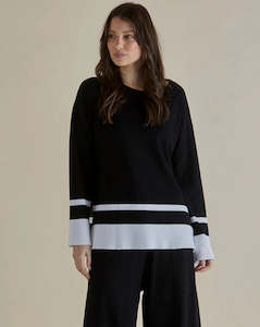 Betty Basics: Betty Basics | Eleanor Knit Jumper - Black