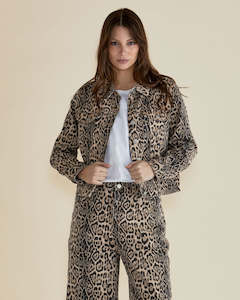 Betty Basics: Betty Basics | Lucca Leopard Print Jacket