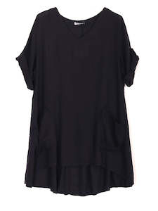 The Cottage Collection | Navy - Shayna Linen Shirt