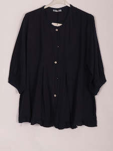 Linen: The Cottage Collection | Black - Courtney Linen Shirt