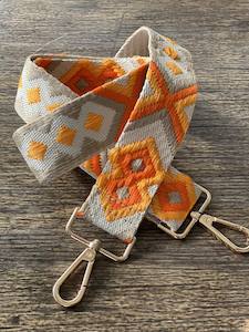 The Cottage Collection - Funky Ted Bag Strap - Aztec Orange
