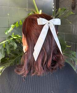 Hair Accessories: The Cottage Collection | White - Billie Bow
