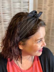 Hair Accessories: The Cottage Collection - Whitney Wire Headband - Pin Stripe