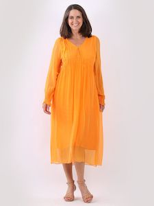 Midi Dresses: The Cottage Collection | Orange Olivia Dress