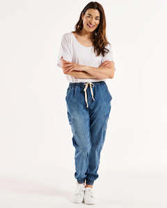 Betty Basics | Azure - Connecticut Cargo Jean