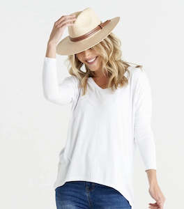 Basics: Betty Basics | White Geneva Tee