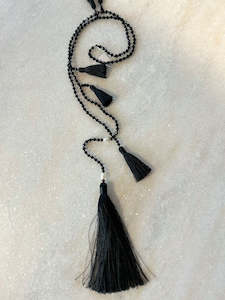 Necklaces: The Cottage Collection | Black Crystal - Chrissie