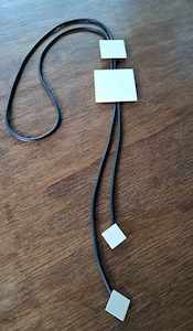 Gifts: Funky Ted | Black & Vanilla - Nixon Necklace