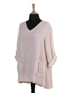 The Cottage Collection | Nude - Teddy Linen Top