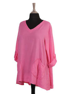 The Cottage Collection | Cerise - Teddy Linen Top
