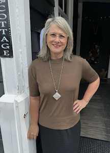 Tops 1: The Cottage Collection | Leonie Top - Chocolate