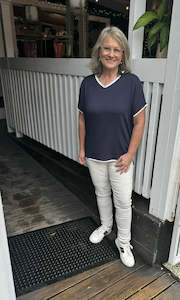 Betty Basics: Betty Basics | Clara Tee - Navy