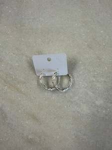 Jewellery: The Cottage Collection | Non-Tarnish Zig Zag Earrings - Silver