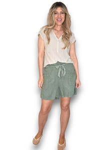 Helga May: Helga May | Forest Honfleur Plain Shorts