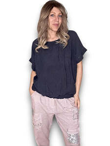 Helga May: Helga May | Black - River Tee