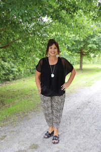 Pants: Betty Basics | Tokyo Pant - Cheetah