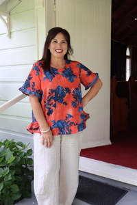 All Tops: Orientique | Arashi Top Frill