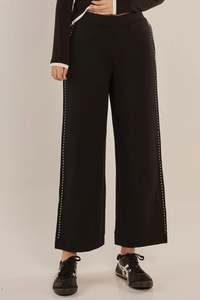 Betty Basics | Bien Ponte Jogger - Black/White