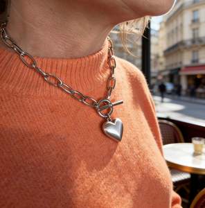 Everything: The Cottage Collection | Lexi Silver Heart Chain Necklace