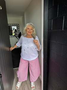 Pants: The Cottage Collection | Miss Molly Linen Pants - Candy Pink