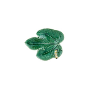 Fig Leaf with Caterpillar